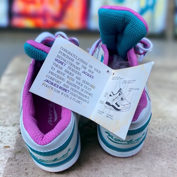 VINTAGE RARE JACQUES MORET PERFORMANCE TRAINER SHOES. - Picture 3 of 5